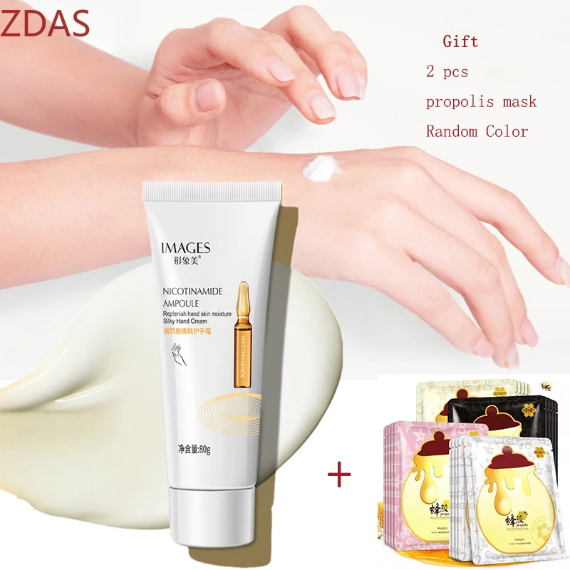 Nicotinamide Hand Cream Lift Firming Soften Skin Moisturizing Whitening Exfoliate Hand Replenishment Anti-Chapping