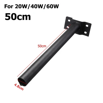 

40cm/50cm Light Pole Rod Metal Bracket Wall mounted Anti rust Tool Outdoor