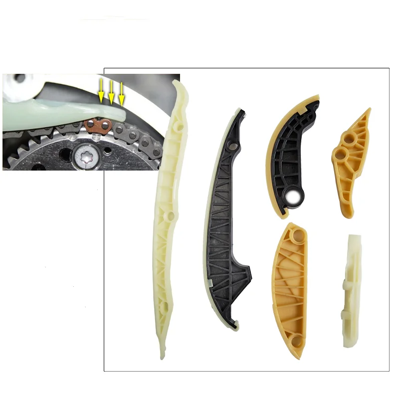 Timing Chain Kit Timing Chain Kit (12 PCS) for AU-DI A3 A4 A5 A6 Q5 TT Allroad/ Beetle EOS GTI Jetta Passat Tiguan CC Golf 1.8 2.0 TSI06H105209A