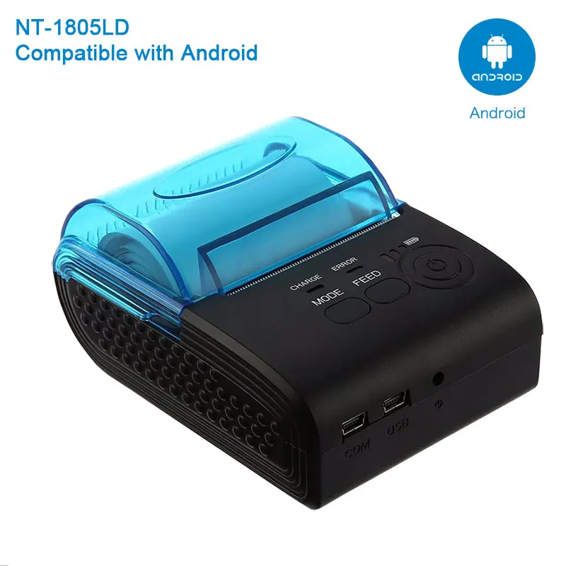 NT-1805DD 58 мм Bluetooth Термопринтер для Android и IOS и NT-1805LD мини-принтер для Android Мобильный POS принтер