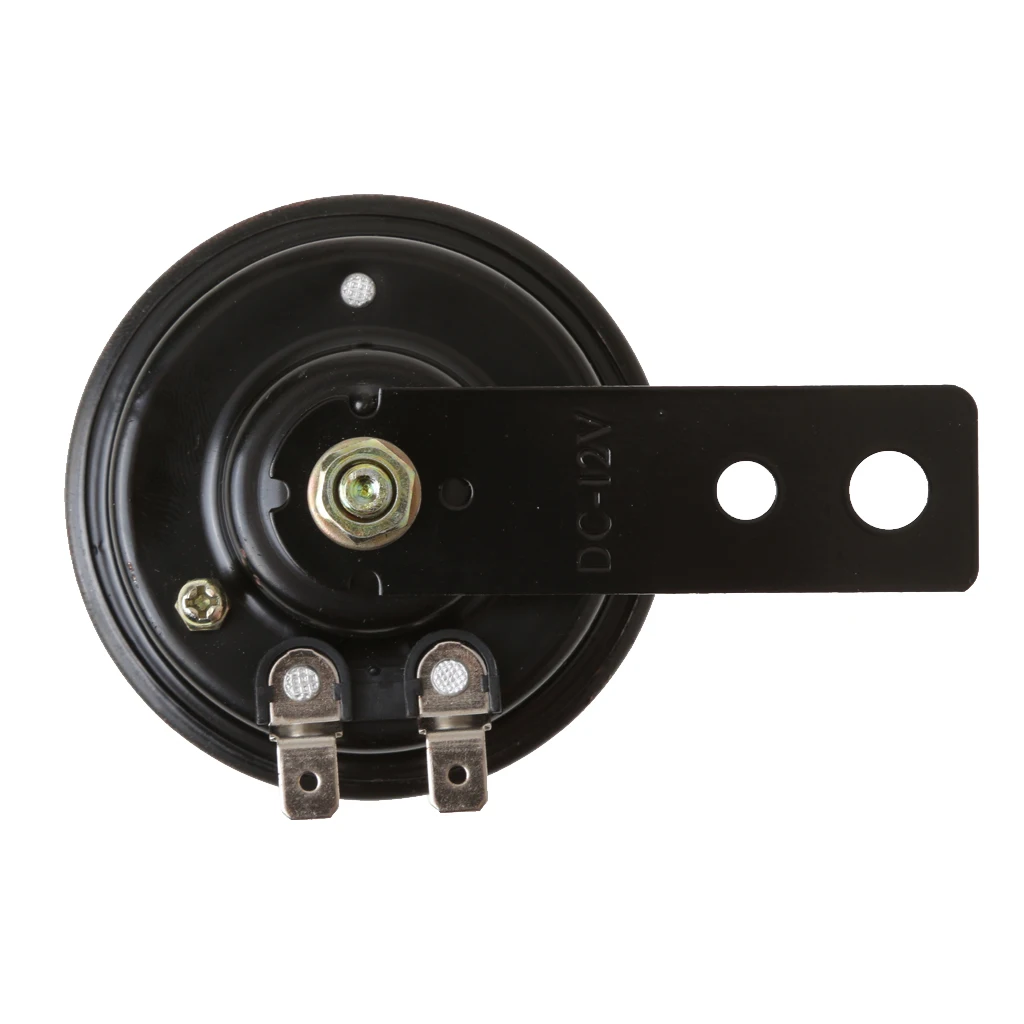 Motorcycle Scooter Bike Bicycle DC12V/1.5A 110dB Trumpet Electric Horn Black