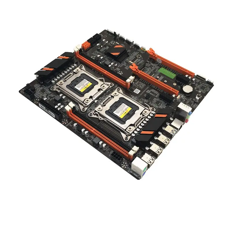 X79 двойной процессор LGA2011 материнская плата E5 4×DDR3 DIMM настольный компьютер материнская плата M.2