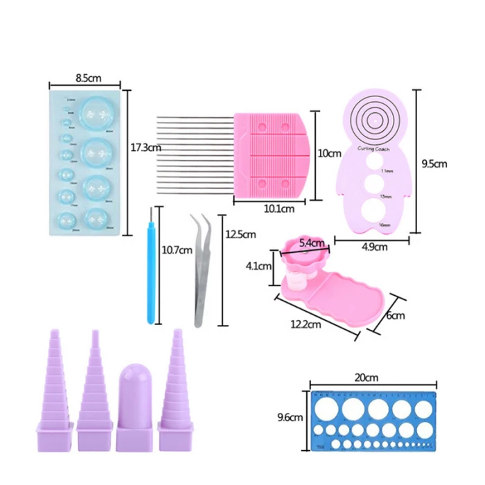 11 шт. бумага для квиллинга инструмент DIY Набор Бумага Ремесло рабочая доска бумажное ремесло, ручная работа инструмент JS22