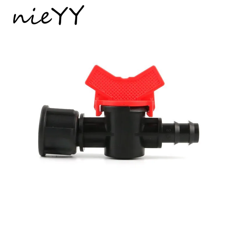 

Female Thread 1/2'' to 16Mm Barbed Hose Connector Garden Irrigation Hose Switch Valve Drip Irrigation Valve Fitting Vinmin