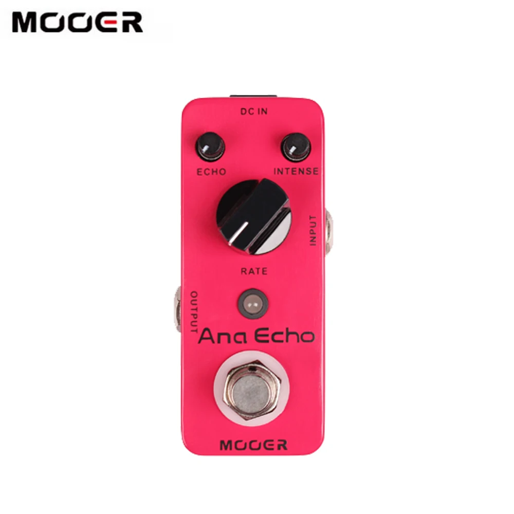 

Mooer Ana Echo Analog Delay Guitar pedal Full Analog Circuit True Bypass Metal Shell Micro Effect Pedal Guitar Accessories
