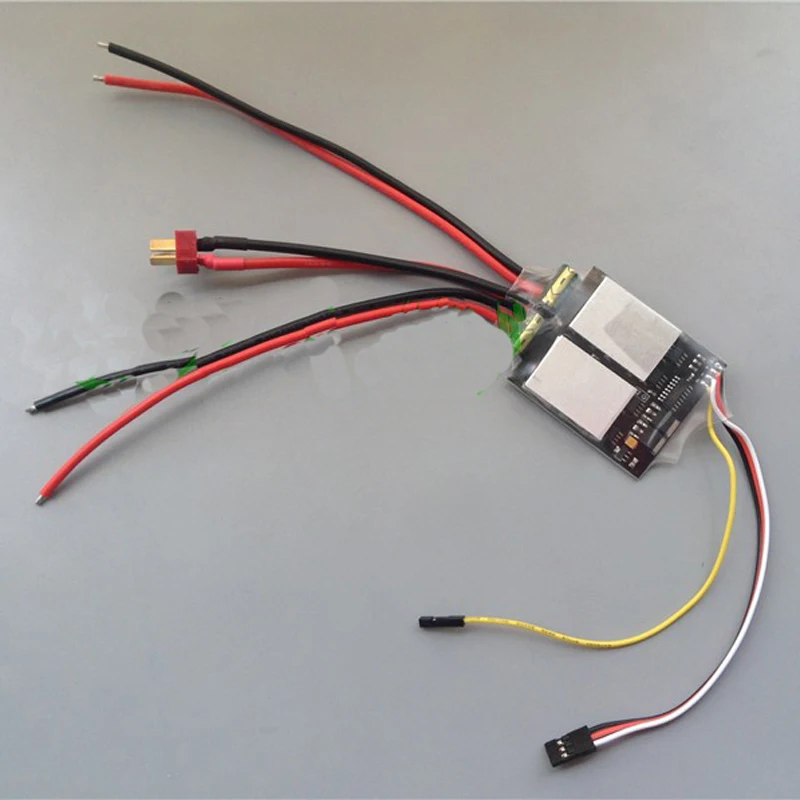 US $24.63 1pcs 40ax2 Dual Way Bidirectional Brushed Speed Controller Esc 54x48mm Mixed Control 6v15v For Metal Track TankDual Motor Ship