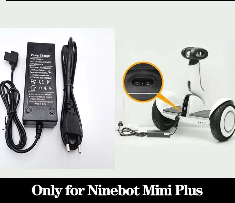 Ninebot Mini Plus 자체 균형 스쿠터 S Plus 배터리 충전기 용 58.8V 1.0A 충전기 액세서리 교체