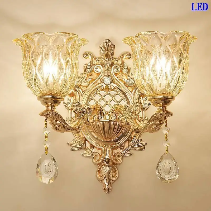 Бра Wandlampe зеркало Cama Lampara De Interior Aplique Luz Pared аппликация Murale Wandlamp Хрустальный потолочный светильник настенный светильник для спальни