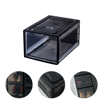 

1PC Transparent Plastic Shoe Box Sports Shoes Storage Box Sneakers Storage Container Dust Proof Shoes Box Damp Proof Shoes Conta