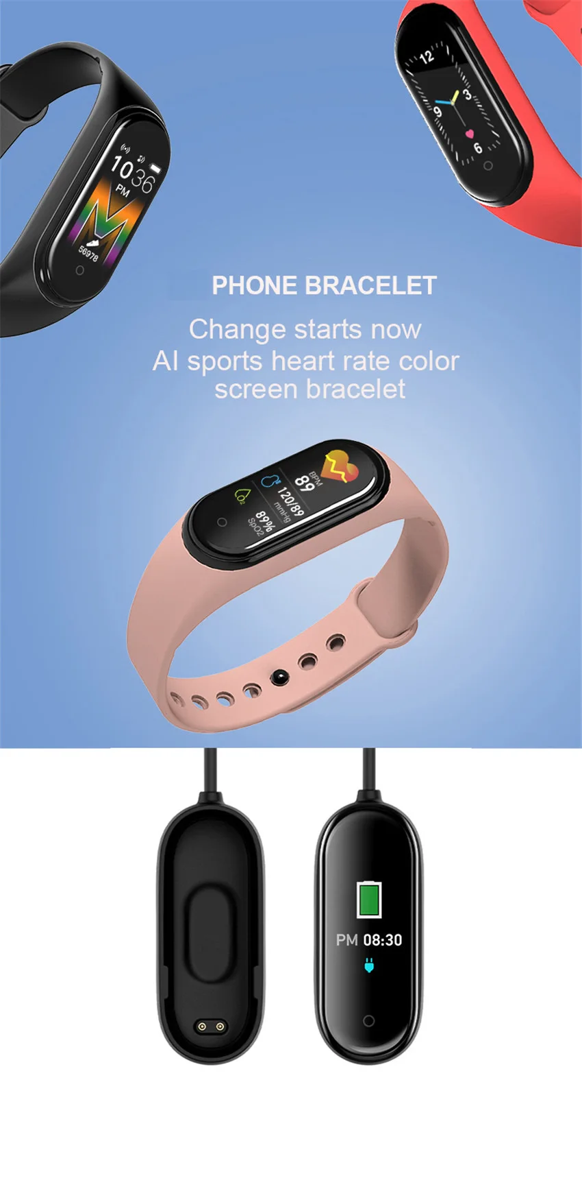 for xiaomi mi band 5 smart watch 1 (7)