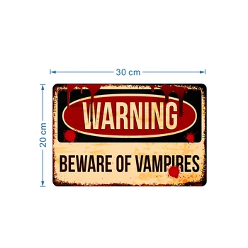 

Halloween Warning Sign Horror Self Adhesive Wall Sticker Creative Decorative Party & Holiday Decals