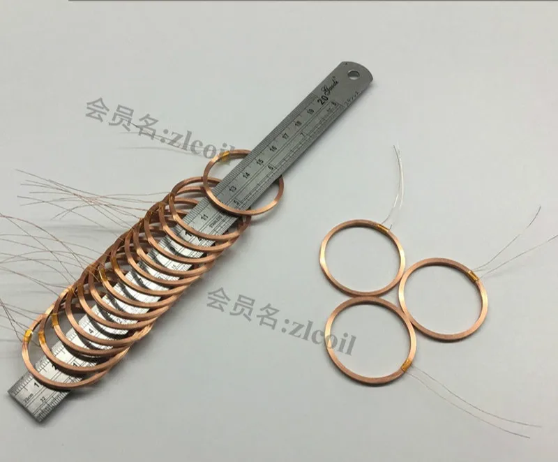 

Hollow Self-adhesive Coil 125K Entrance Guard Id Card Reader IC Induction Coil Wireless Coil Diameter 34mm