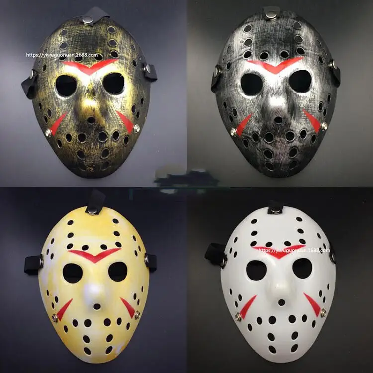 

Stylish Jason Voorhees Friday the 13th Horror Hockey Mask Scary Halloween Mask Party Masks
