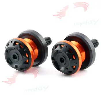 

For KTM DUKE 125 200 390 690 790 990 1290 DUKE390 DUKE690 Motorcycle Brand New Swingarm Sliders Spools M10 Stand Screws Cover