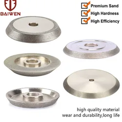 78/84/125mm roda de moagem diamante galvaniza círculo moagem moedor carboneto metal tungstênio aço fresa