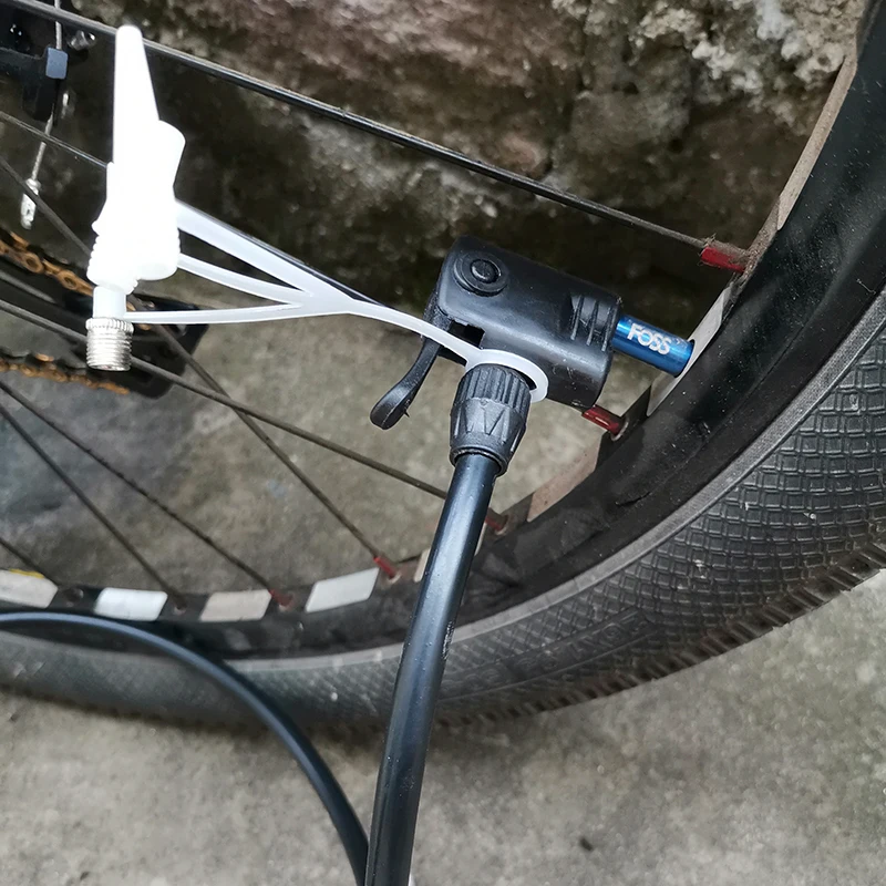 Велосипедный велосипед велосипедная шина Замена трубки Presta Schrader двухголовый воздушный насос клапан-адаптер Bisiklet Aksesuar полезные аксессуары