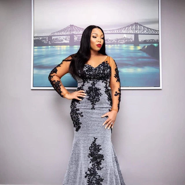 Urinrin Bodycon Lace  African Dress