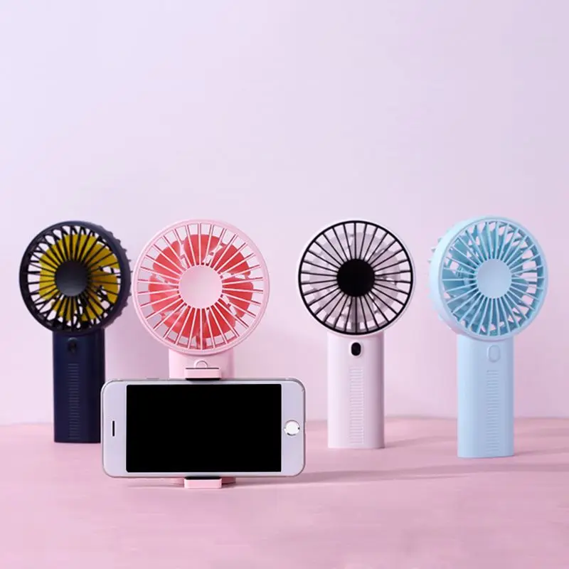 Мини USB портативный вентилятор с воздушным охлаждением Настольный держатель для телефона кронштейн с регулируемой скоростью портативный для iPhone Smasung huawei