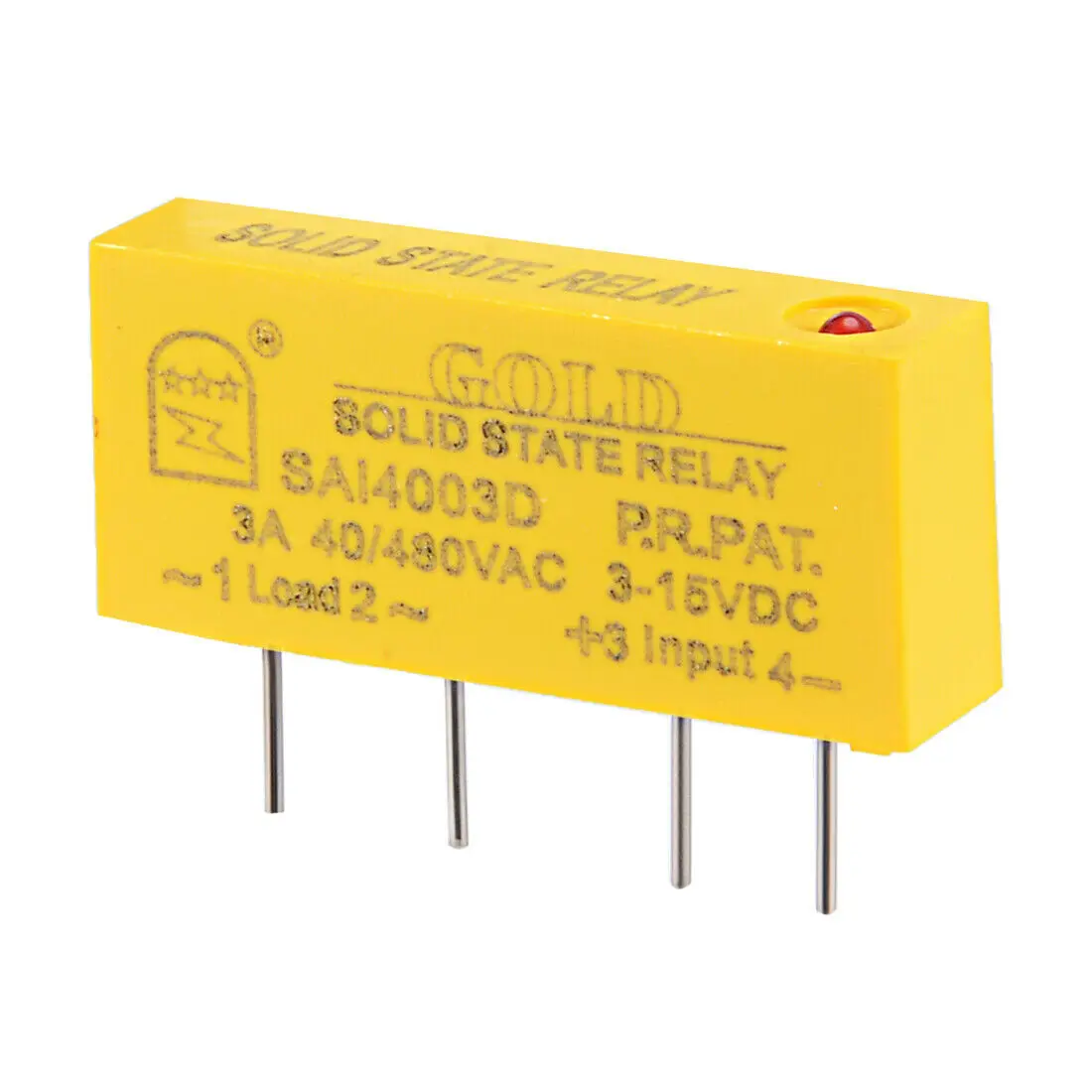 Sai4003d 315vdc To 40/480vac 80a Single Phase Solid State Relay Module