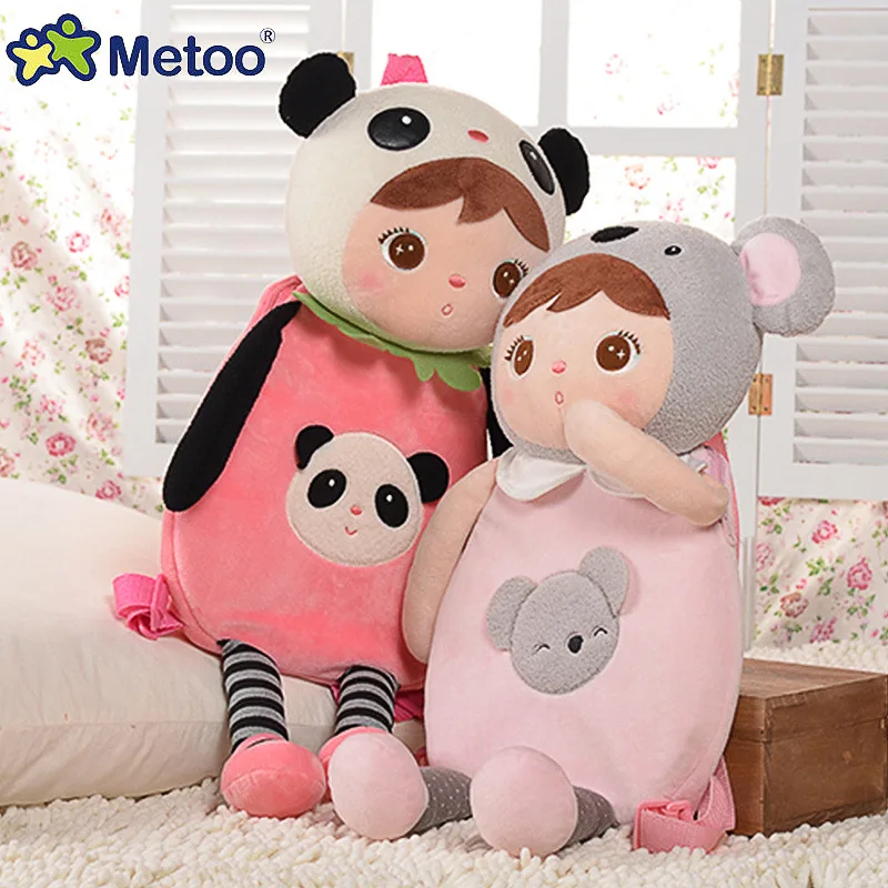 Плюшевый Рюкзак кукла Metoo милые девочки детские мягкие Мультяшные животные