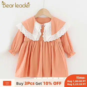 

Bear Leader 2020 Autumn Fashion Girls Lace Princess Dress Ruffles Party Costume 1-6 Years Children Casual Vestidos Kids Clothing