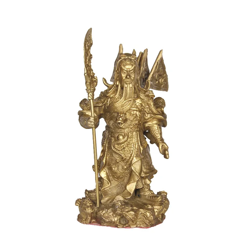 Chinese Feng Shui Sculpture Guan Yu Gong Kwan Kung Kuan Statue|Sculpture|God of Fortune God Wealth for Home Deco | Дом и сад