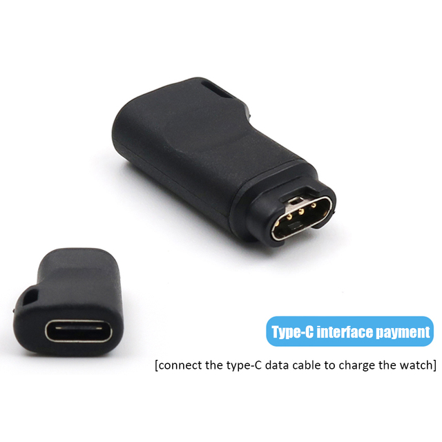 USB C Charger Adapter Data Cord Cable for Garmin Fenix 5 5S 5X Smart Watch Micro USB/Type-C Charging Converter