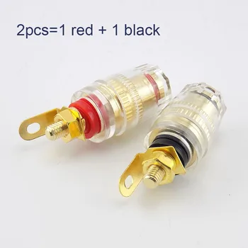 

Banana Connector 4mm Thread Medium Amplifier Speaker Spade Terminal Binding Post Banana Plug Socket Video Connector N11