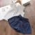 Kids Girls Clothing Sets Summer New Style Brand Baby Girls Clothes Футболка с коротким Рукавом+Брючное Платье 2шт Детская Одежда Костюмы
