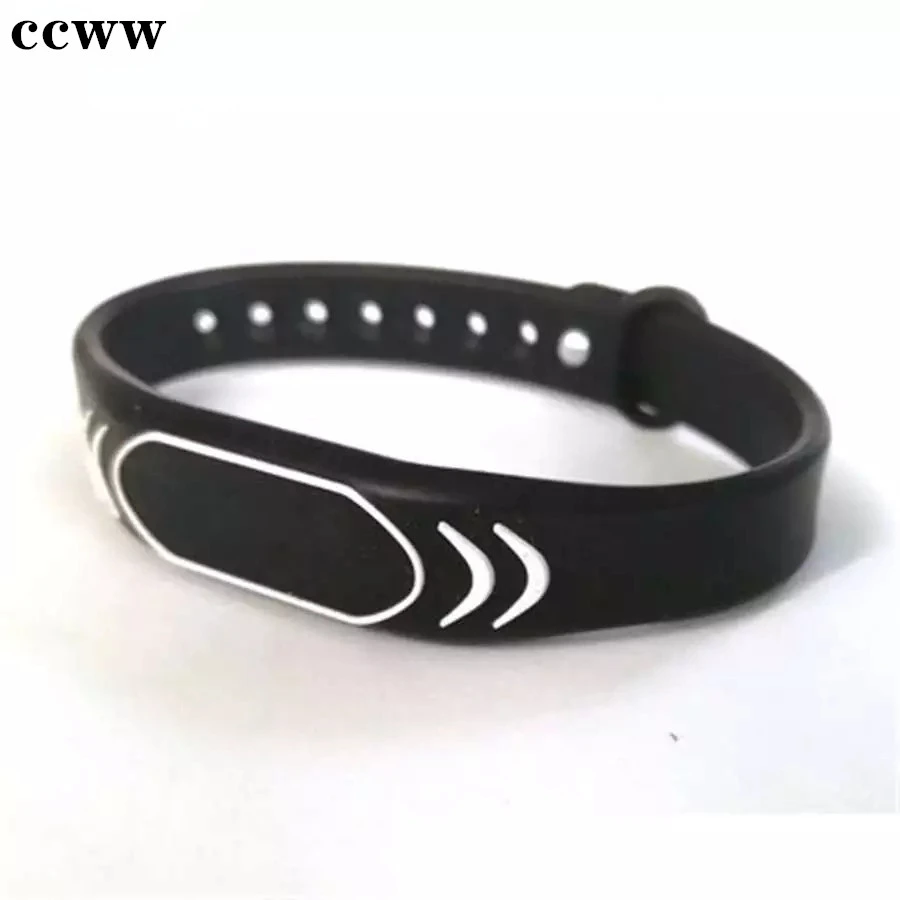 5 Colors Select 125khz Waterproof Adjustable Silicone Wristband Bracelet Keyfobs Token RFID EM4100/TK4100 Tags Swimming Pool Key linear access control keypads