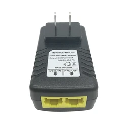 Poe 4805 – injecteur passif 48V, 0,5 a, prise Standard européenne, alimentation Ethernet (prise US) 