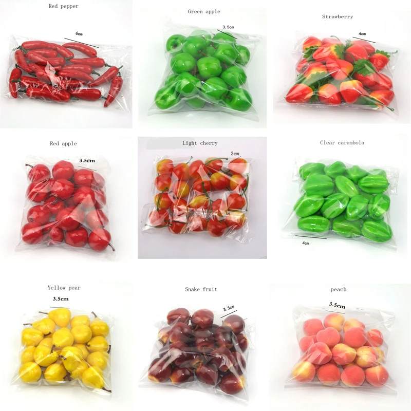 

Artificial Mini Apple Fake Fruit Home Decoration Supplies Simulation Ornament Craft Food Photography Simulation Fruit Props