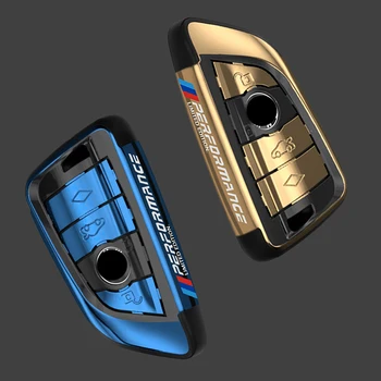 Cover chiate/telecomando per BMW X1 X3 X4 X5 F15 X6 F16 G30 7 serie G11 F48 F39 520 525 f30 118i 218i 320i 4 Cover chiate/telecomando per BMW X1 X3 X4 X5 F15 X6 F16 G30 7 serie G11 F48 F39 520 525 f30 118i 218i 320i - Custodia protettiva per coperture chiave auto per BMW X1 X3 X4 X5 F15 X6 F16