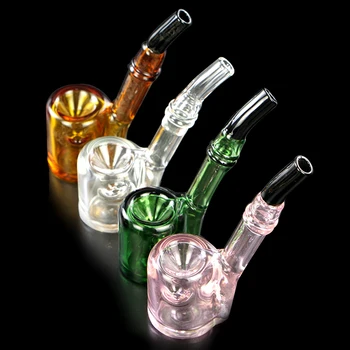 

Portable Glass Tobacco Pipe Smoking Pipe Tool Cigarette Cigar tube Unique Glass Smoking Pipes Cigarette Holder Filter
