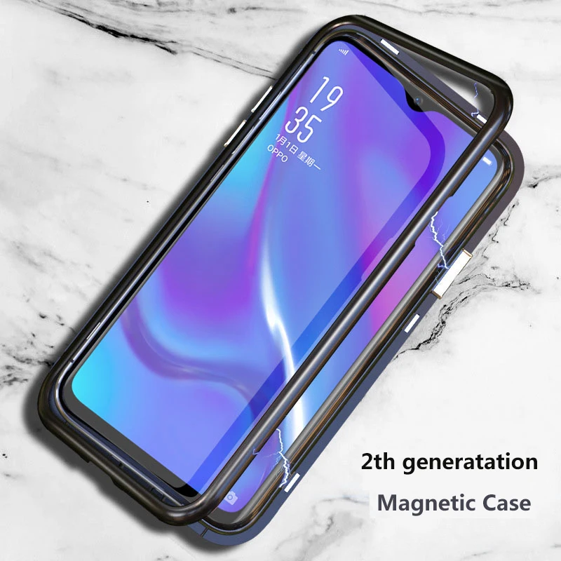 Double-sided Magnetic 360 Full Protect Case for Huawei Nova 3 3i 4 4e P30 case |