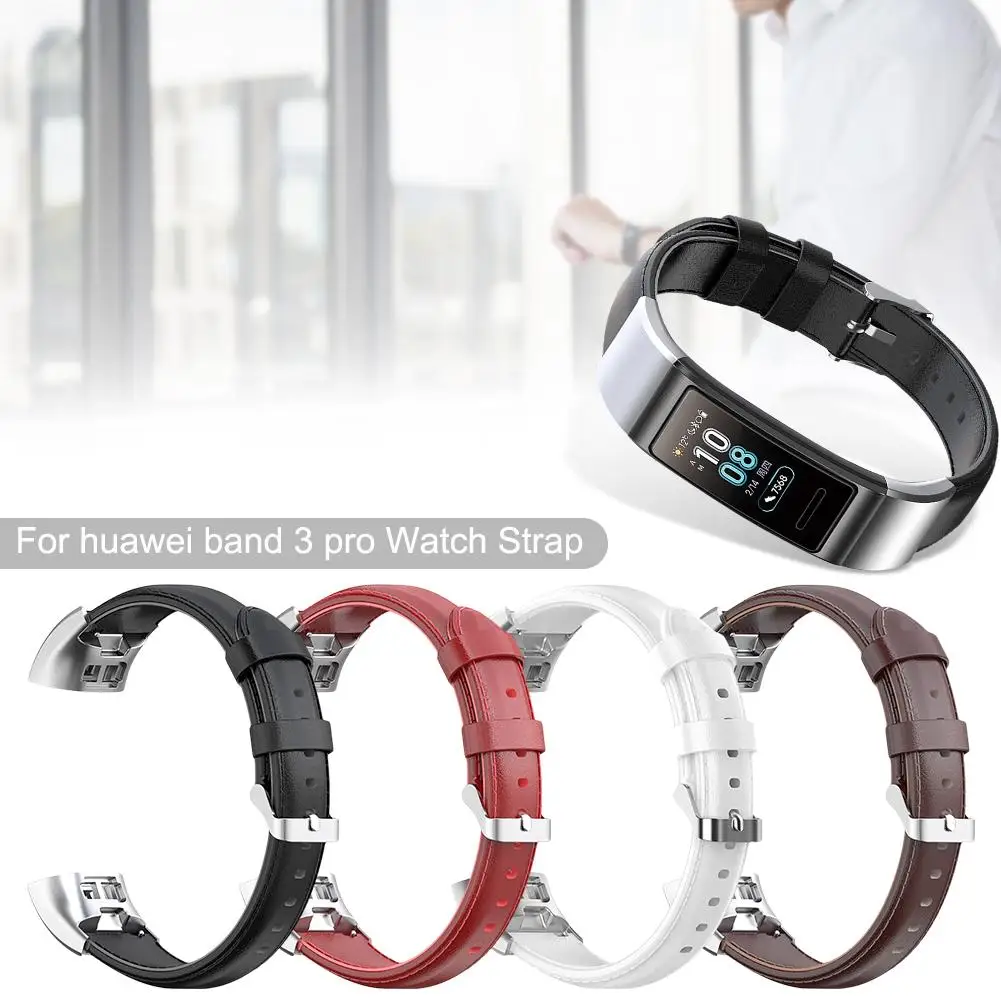 Высококачественный сменный кожаный ремешок для huawei Band 3pro Smart Bracelet 134 мм+ 101 мм