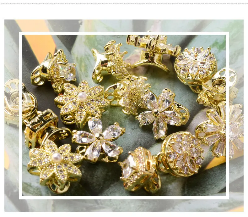 5 шт цветок вращающийся Циркон дизайн ногтей украшения металлические роскошные алмазные аксессуары для ногтей профессиональные материалы для дизайна ногтей