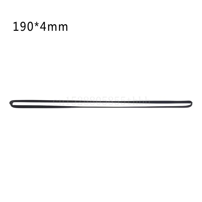 Durable 4mm Wide Rubber Flat Turntable Belt Replacement