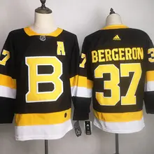 Новая вышитая сшитая футболка Boston#63 Brad Marchand#37 Patrice Bergeron#88 David Pastrnak