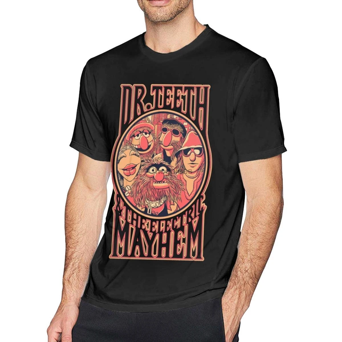 Short Sleeve T Shirt Athletic Tee Black 