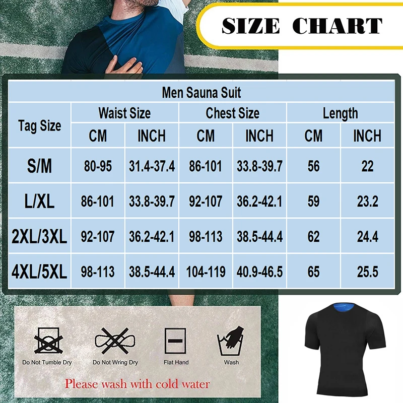 Mens Sauna Suit Sweat Slimming Trimmer Shirt Fitness Corset Workout Body Shaper Waist Trainer Belly Shapewear Slim Ultra Light
