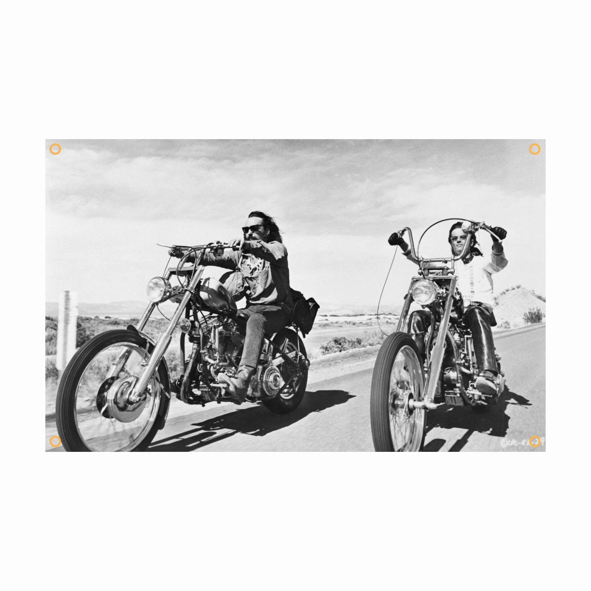 Easy Rider Poster Black And White