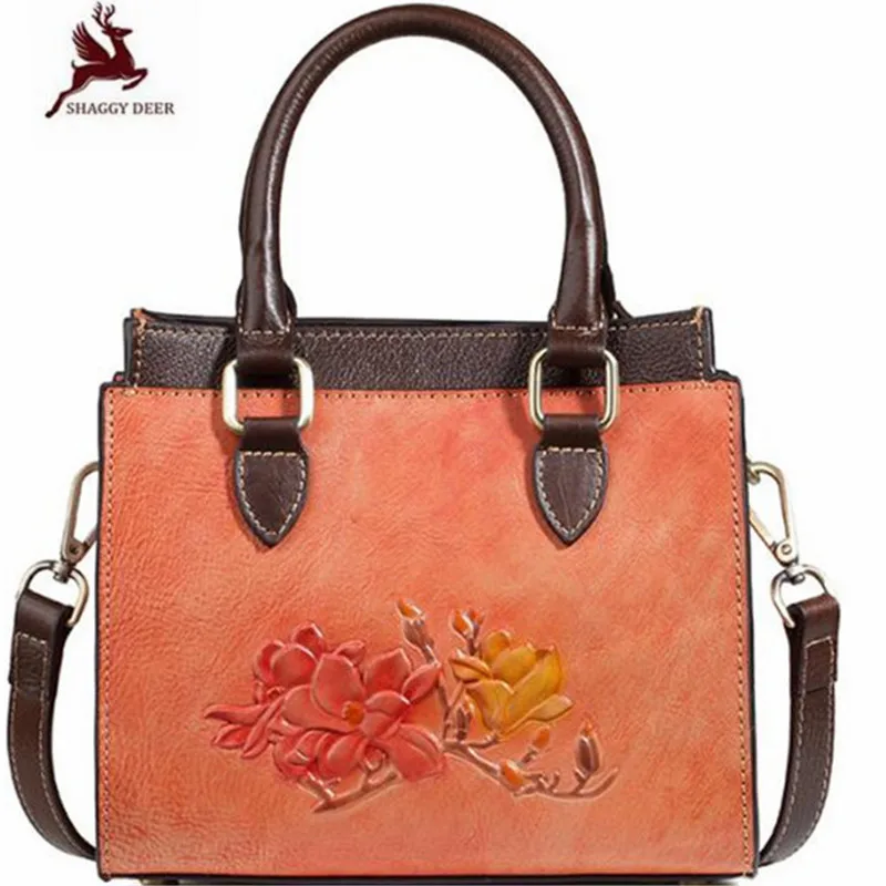 

Vintage high quality messenger embossing lady zipper totes square personality handmade fashion Handbags