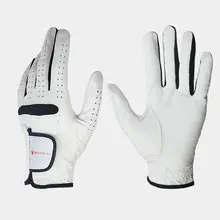 1 шт мужские перчатки для гольфа кожаные мягкие перчатки Регулируемые дышащие для левшей правшей EDF88