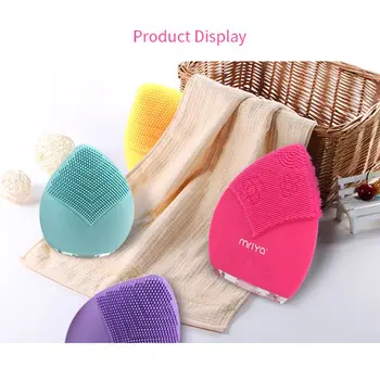 

USB Charging Silicone Electric Facial Cleaning Brush Waterproof Face Washing Massager for Deep Cleansing Skin NEW
