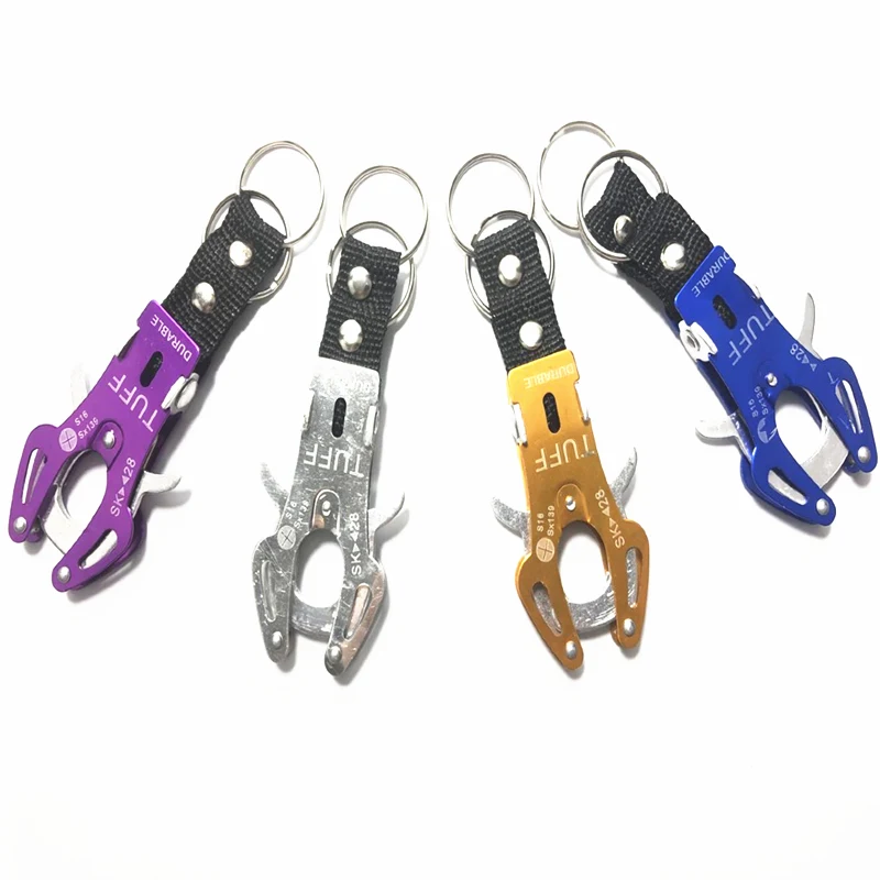 

Carabiner Keychain Outdoor Tiger Buckle Car Keychain Outdoor Survival Key Bag Lock Tool Outdoor Camping Hook Buckle Carabiner