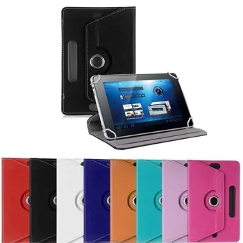 

7" 8" 9" 10" Tablet Case For Crystal Pattern Universal 360 Degree Rotating Case Tablet Universal Leather Case Cover Funda Tablet