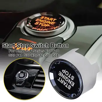

Diamond Crystal Car Start Stop Switch Button For BMW G F Series F30 F10 G20 F48 G30 X3 G12 G01 G08 Start Stop Switch Button