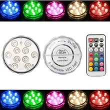 Аксессуары для кальяна, светодиодный светильник на батарейках с дистанционным управлением, водопровод на батарейках, цветной светильник, светодиодный кальян