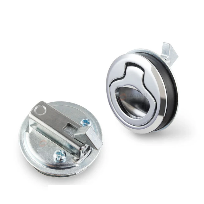 

10sets/lot High grade Flush Pull Slam Latch Hatch With Lock Door For RV Marine Boat Suitable For Replacement For Southco